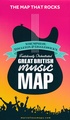 Wegenkaart - landkaart Great British Music Map | Strumpshaw, Tincleton & Giggleswick's Marvellous Maps