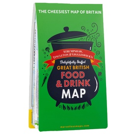 Wegenkaart - landkaart Great British food & drink Map | Ordnance Survey