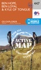 Wandelkaart - Topografische kaart 447 OS Explorer Map | Active Ben Hope / Ben Loyal / Kyle of Tongue | Ordnance Survey