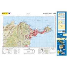 Topografische kaart 1110-III Ceuta | CNIG - Instituto Geográfico Nacional1