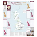 Wegenkaart - landkaart Great British place names map | Ordnance Survey