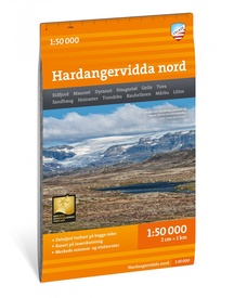 Wandelkaart Turkart Hardangervidda nord - noord | Calazo