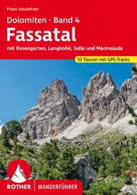 Wandelgids 4 Dolomiten 4 - Fassatal | Rother Bergverlag