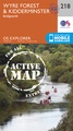 Wandelkaart - Topografische kaart 218 OS Explorer Map | Active Kidderminster / Wyre Forest | Ordnance Survey