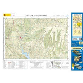 Topografische kaart 708-II Minas de Santa Quiteria | CNIG - Instituto Geográfico Nacional1