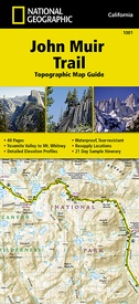 Wandelatlas - Wandelkaart 1001 Topographic Map Guide John Muir Trail | National Geographic