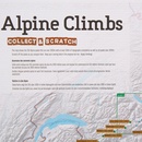 Scratch Map Alpine Climbs - Beklimmingen in de Alpen Collect & Scratch | Maps International