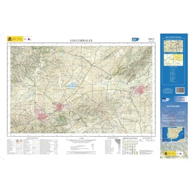 Topografische kaart 1022-II Los Corrales | CNIG - Instituto Geográfico Nacional1