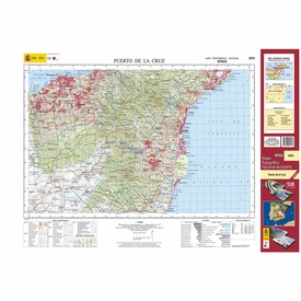 Topografische kaart 1092 MT50 Puerto de la Cruz (Tenerife) | CNIG - Instituto Geográfico Nacional1