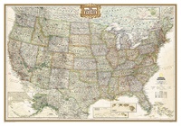 USA - Verenigde Staten politiek, antiek, 108 x 75 cm