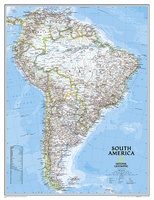 Zuid Amerika, politiek, 91 x 117 cm