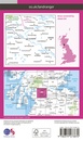 Wandelkaart - Topografische kaart 64 Landranger Active Glasgow | Ordnance Survey Wandelkaart - Topografische kaart 064 Landranger Glasgow, Motherwell & Airdrie | Ordnance Survey