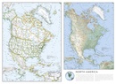 Wegenkaart - landkaart North America - Noord Amerika | National Geographic