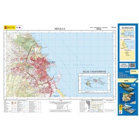 Topografische kaart 1111-III Melilla | CNIG - Instituto Geográfico Nacional1