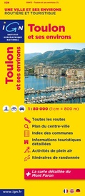 Wegenkaart - landkaart Toulon en omgeving | IGN - Institut Géographique National