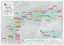 Scratch Map Alpine Cycle Climbs | Maps International