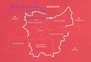 Wandelknooppuntenkaart Wandelnetwerk BE Meetjeslandse kreken | Toerisme Oost Vlaanderen