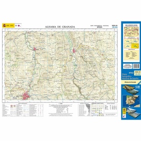 Topografische kaart 1025-IV Alhama de Granada | CNIG - Instituto Geográfico Nacional1