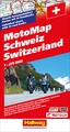 Wegenkaart - landkaart Motomap Schweiz Zwitserland | Hallwag