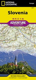 Wegenkaart - landkaart 3311 Adventure Map Slovenia - Slovenië | National Geographic