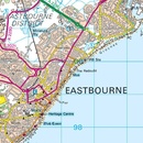 Wandelkaart - Topografische kaart 199 Landranger Eastbourne & Hastings, Battle & Heathfield | Ordnance Survey