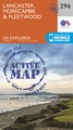 Wandelkaart - Topografische kaart 296 OS Explorer Map | Active Lancaster / Morecambe  / Fleetwood | Ordnance Survey