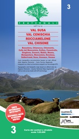 Wandelkaart 3 Val Susa - Val Cenischia | Fraternali Editore