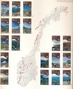 Wegenkaart - landkaart 01 Nasjonale Turistveger Jæren Jaeren | Nordeca