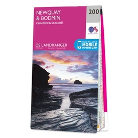 Wandelkaart - Topografische kaart 200 Landranger Newquay & Bodmin, Camelford & St Austell | Ordnance Survey