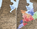 Scratch Map Nederland - kraskaart der Nederlanden 56 x 44 cm | Bubble Up