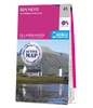 Wandelkaart - Topografische kaart 41 Landranger Active Ben Nevis / Fort William / Glen Coe | Ordnance Survey