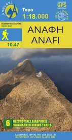 Wandelkaart 10.47 Anafi | Anavasi