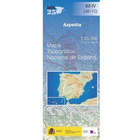 Topografische kaart 63-IV Azpeitia | CNIG - Instituto Geográfico Nacional