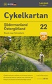 Fietskaart 22 Cykelkartan Södermanland - Östergötland | Norstedts