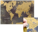 Scratch Map World Map Black Engels | Maps International