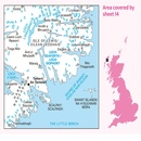 Wandelkaart - Topografische kaart 014 Landranger Tarbert & Loch Seaforth | Ordnance Survey